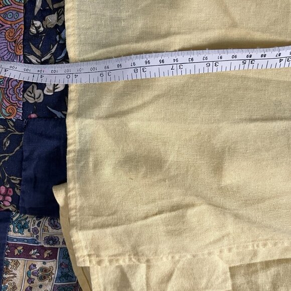 Old Navy Dress Womens 3x Yellow Wrap Puff Sleeve Mini NWT Linen Blend - Picture 10 of 11